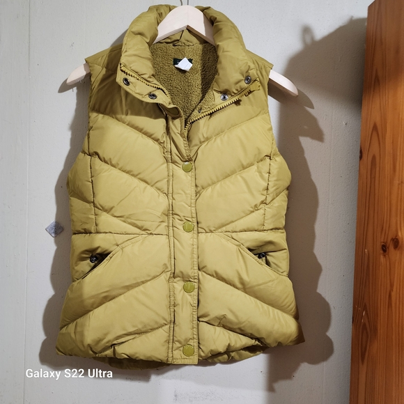 J. Crew Jackets & Blazers - J. Crew Mustard Quilted Vest